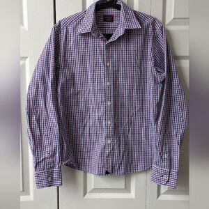 Untuckit men's plaid shirt